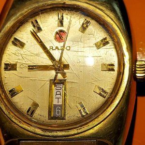Vintage "RADO"  Goldtone Watch Gender Neutral